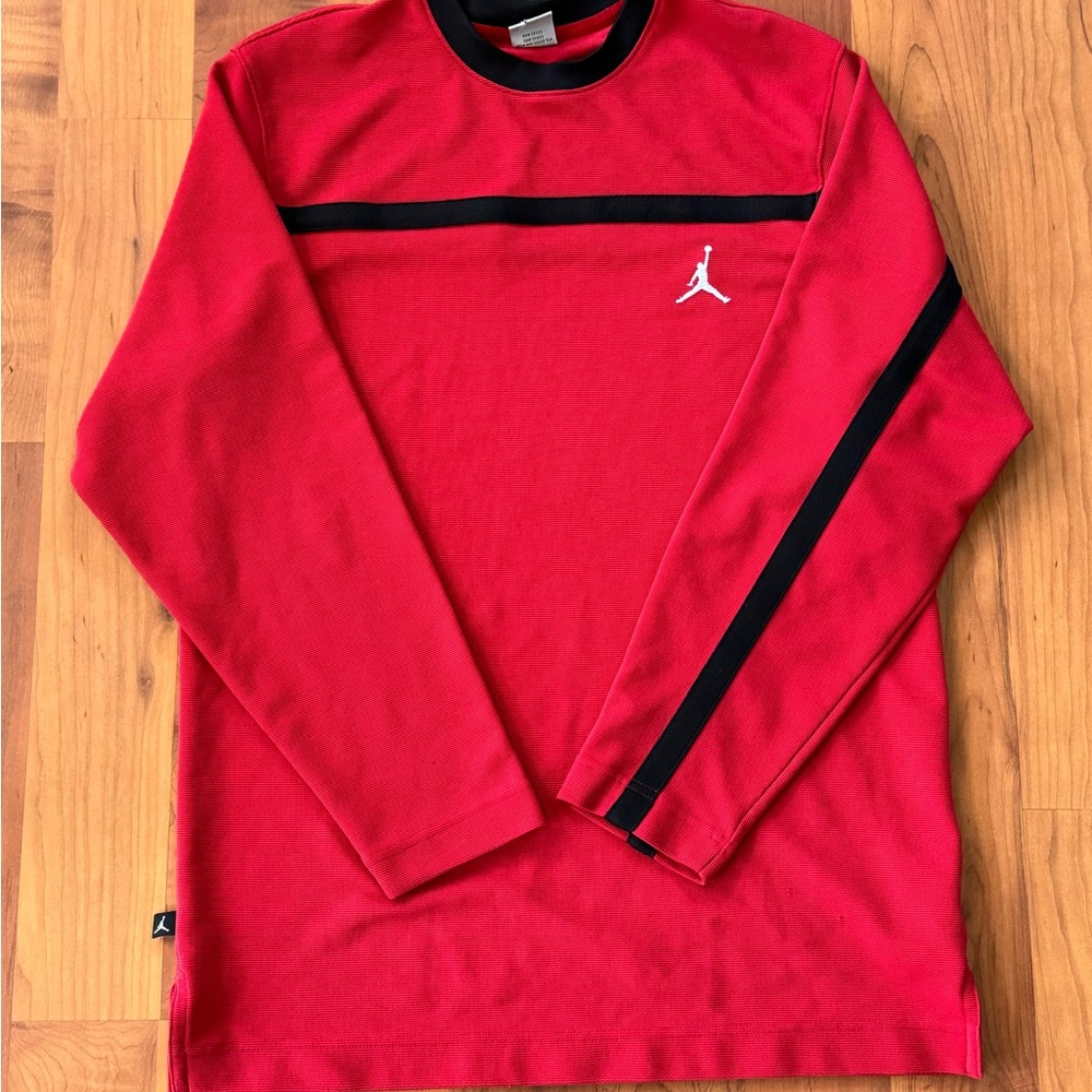 Nike Jordan Sweater Black and Red vintage Men’s Medium